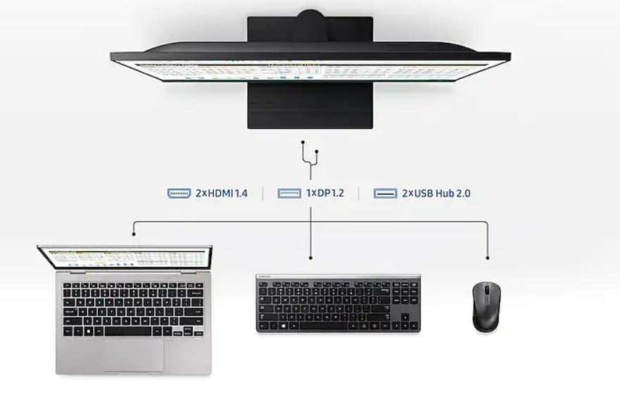 T45F Borderless IPS Panel Adjustable Professional Monitor